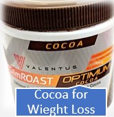 Cocoa health beverage for weight loss