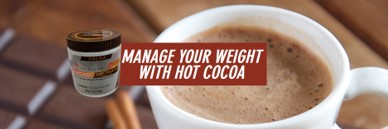 A cup of hot cocoa for weight loss.
