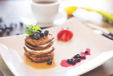 healing recipes healthy pancakes with blueberrys